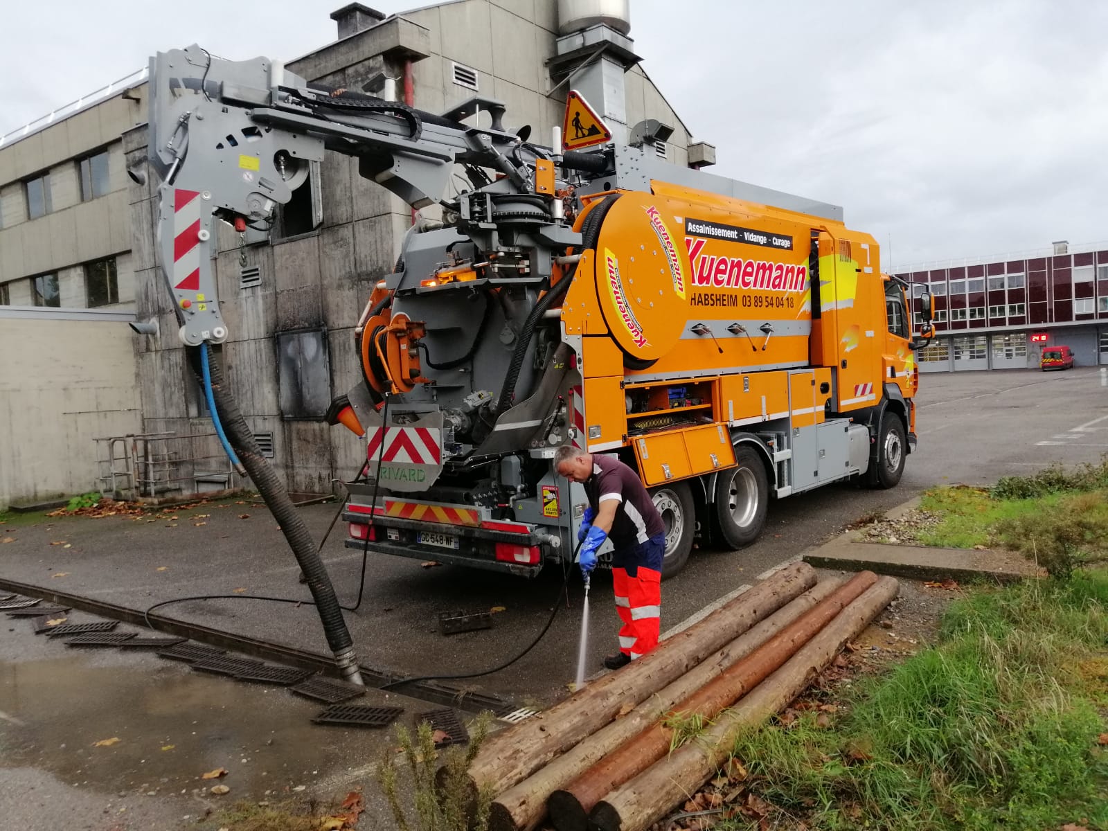 Nettoyage et vidange de fosse septique pr&egrave;s de Mulhouse et Colmar Riedisheim 3